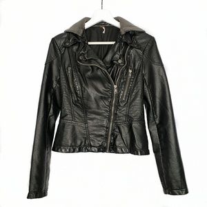 Free People | NEW Leather Moto Jacket